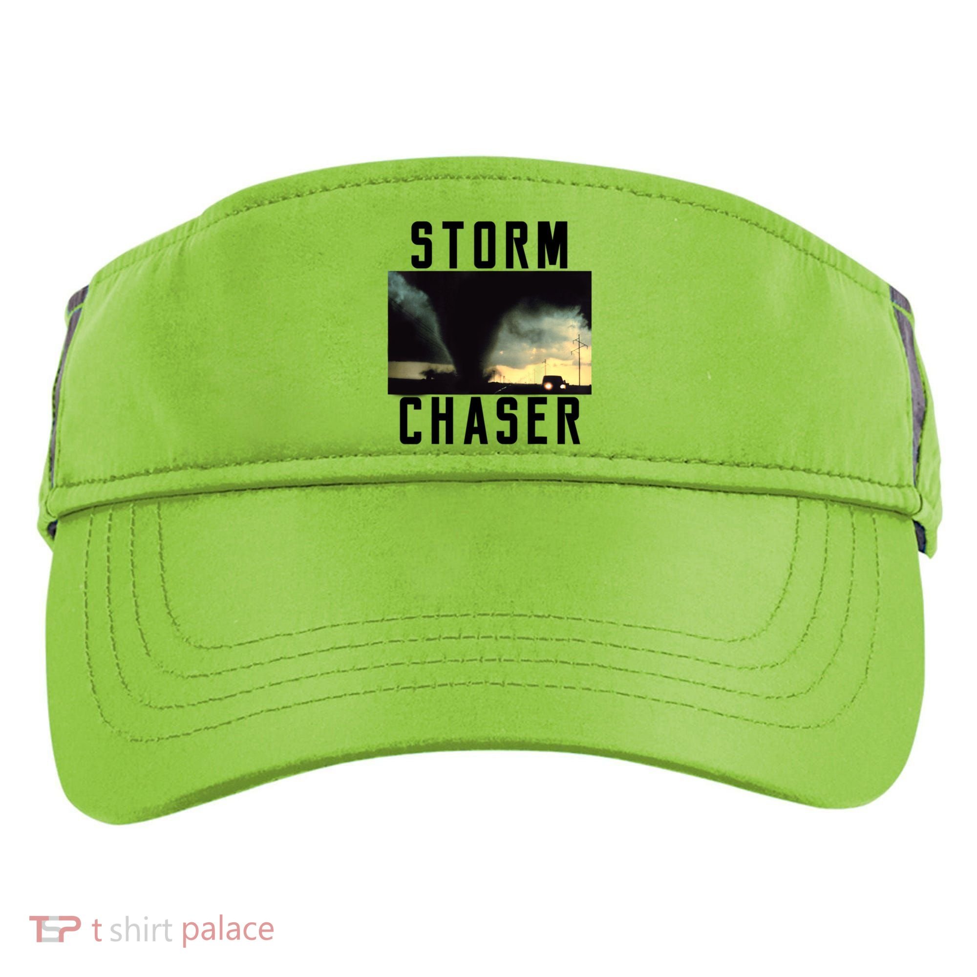 Storm Chaser Tornado Picture Weather Meteorologist Adult Drive Performance Visor