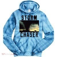 Storm Chaser Tornado Picture Weather Meteorologist Tie Dye Hoodie thumb 0
