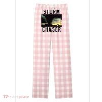 Storm Chaser Tornado Picture Weather Meteorologist Women's Flannel Plaid Pajama Pants thumb 0