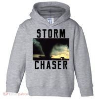 Storm Chaser Tornado Picture Weather Meteorologist Toddler Hoodie thumb 0