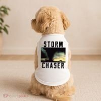 Storm Chaser Tornado Picture Weather Meteorologist Doggie Tank thumb 2