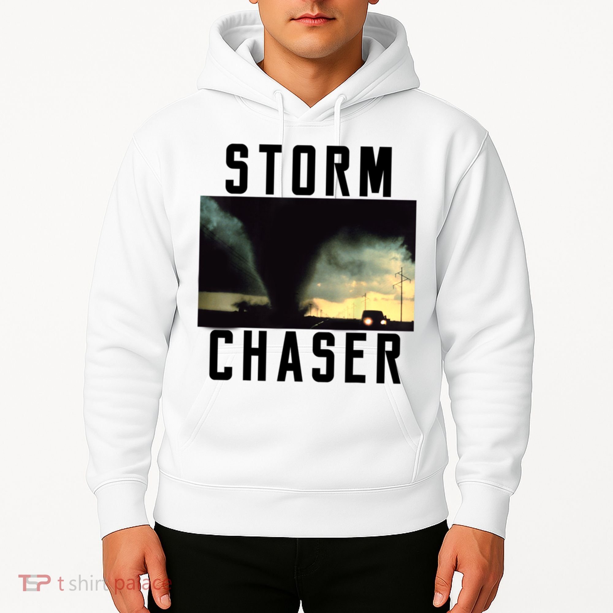 Storm Chaser Tornado Picture Weather Meteorologist Hoodie