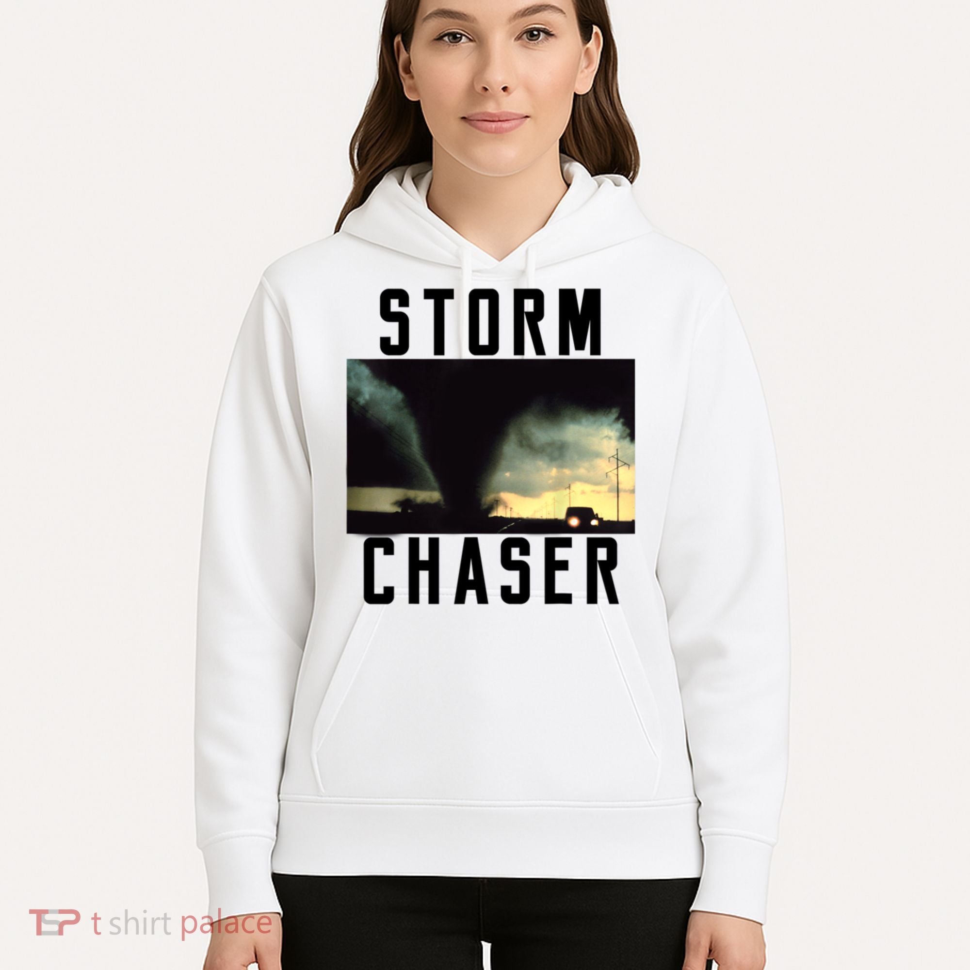 Storm Chaser Tornado Picture Weather Meteorologist Hoodie