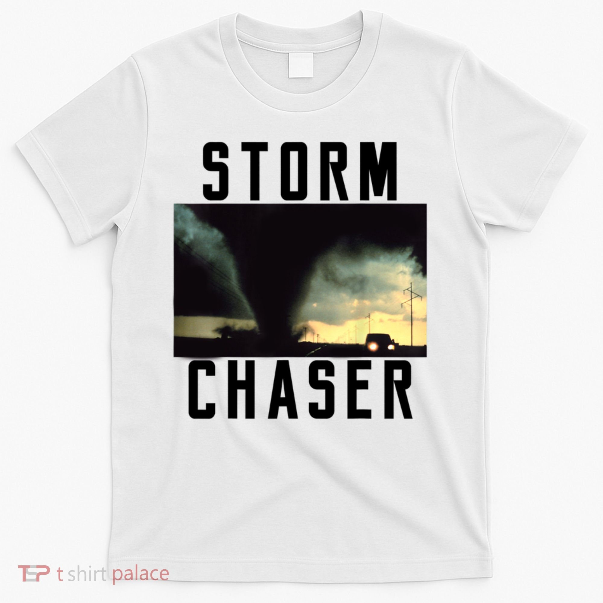 Storm Chaser Tornado Picture Weather Meteorologist T-Shirt