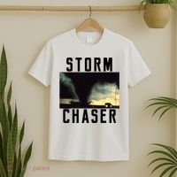 Storm Chaser Tornado Picture Weather Meteorologist T-Shirt thumb 2