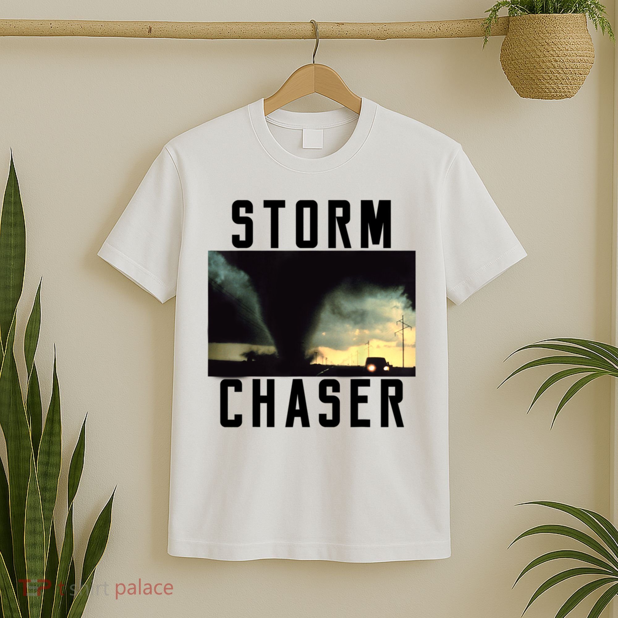 Storm Chaser Tornado Picture Weather Meteorologist T-Shirt