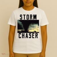 Storm Chaser Tornado Picture Weather Meteorologist T-Shirt thumb 4