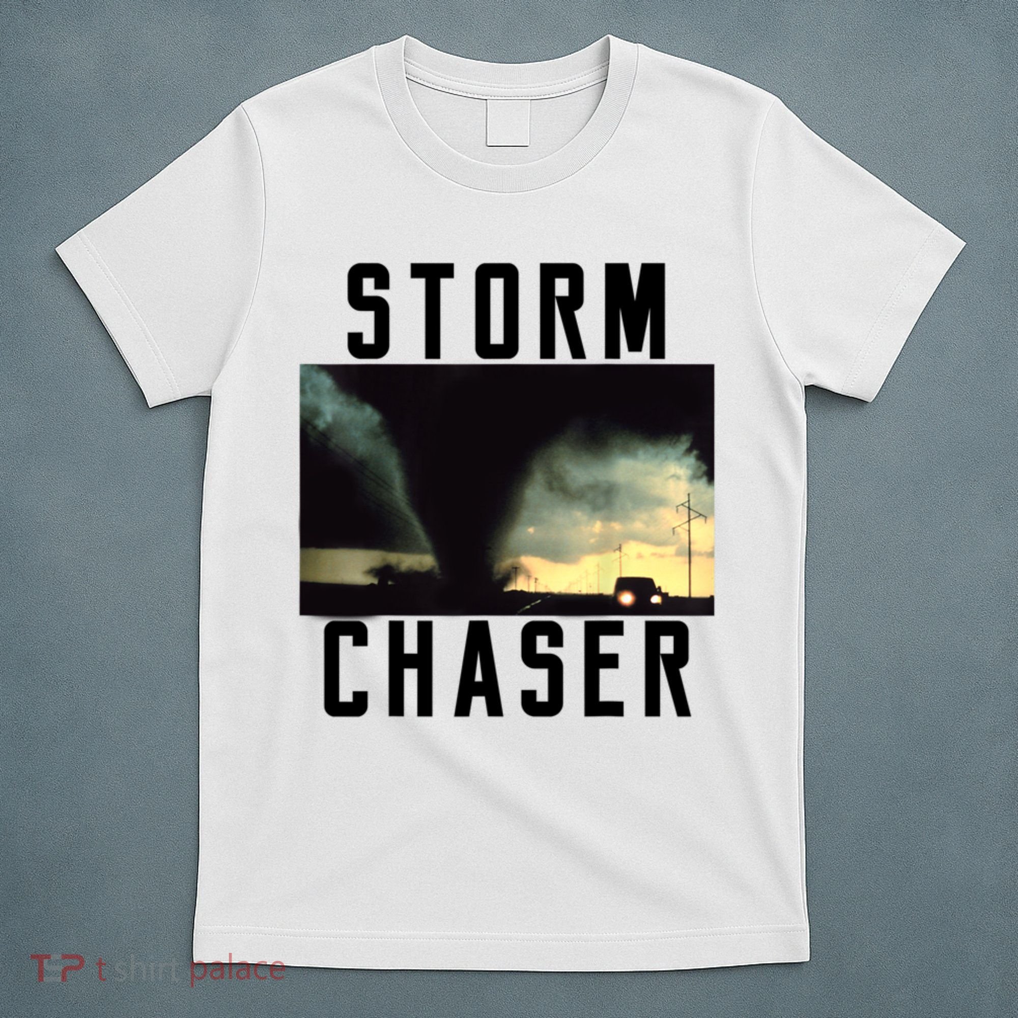 Storm Chaser Tornado Picture Weather Meteorologist T-Shirt