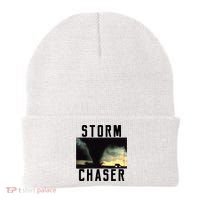 Storm Chaser Tornado Picture Weather Meteorologist Beanie thumb 0