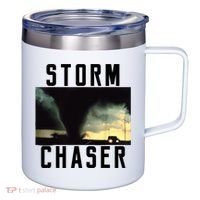 Storm Chaser Tornado Picture Weather Meteorologist 12oz Stainless Steel Coffee Mug thumb 0