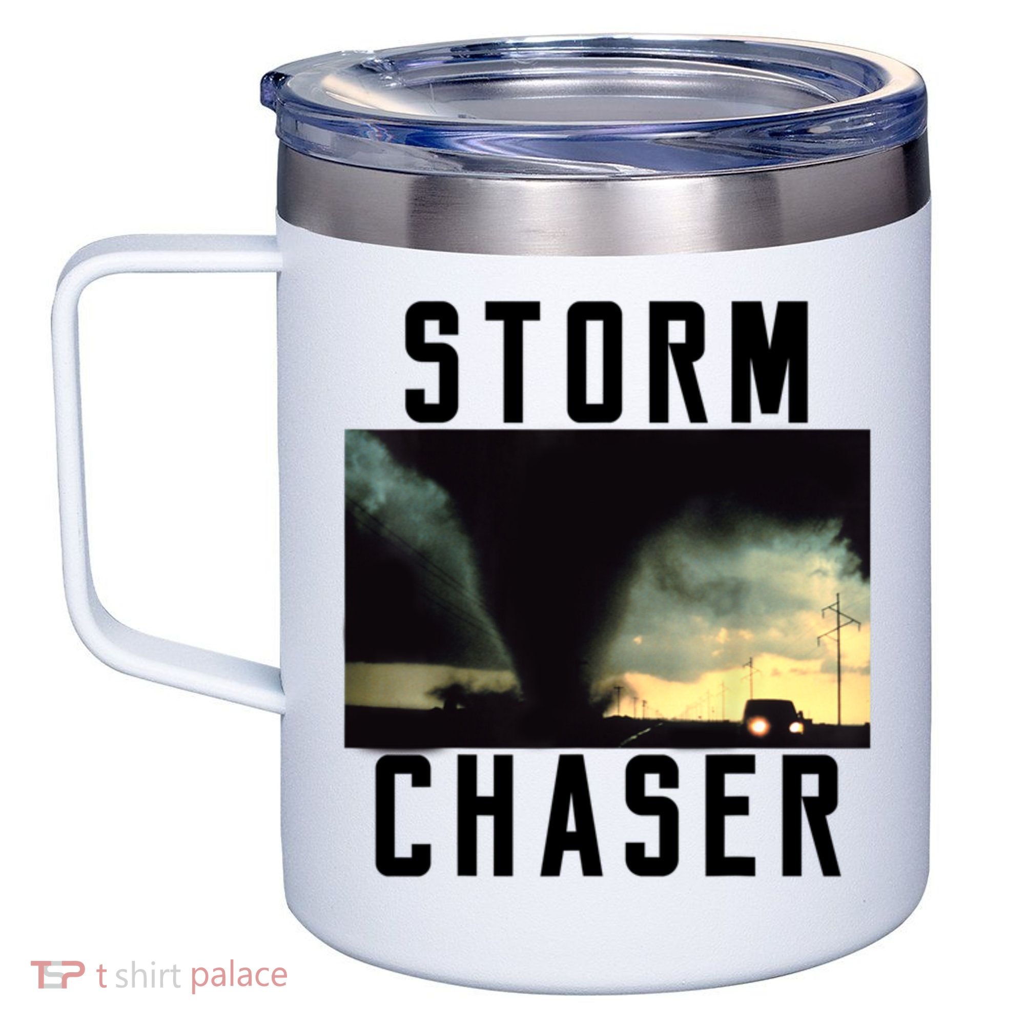 Storm Chaser Tornado Picture Weather Meteorologist 12oz Stainless Steel Coffee Mug