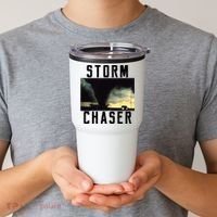 Storm Chaser Tornado Picture Weather Meteorologist Tumbler thumb 2