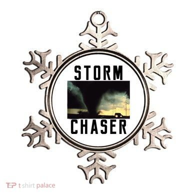 Storm Chaser Tornado Picture Weather Meteorologist Ornament
