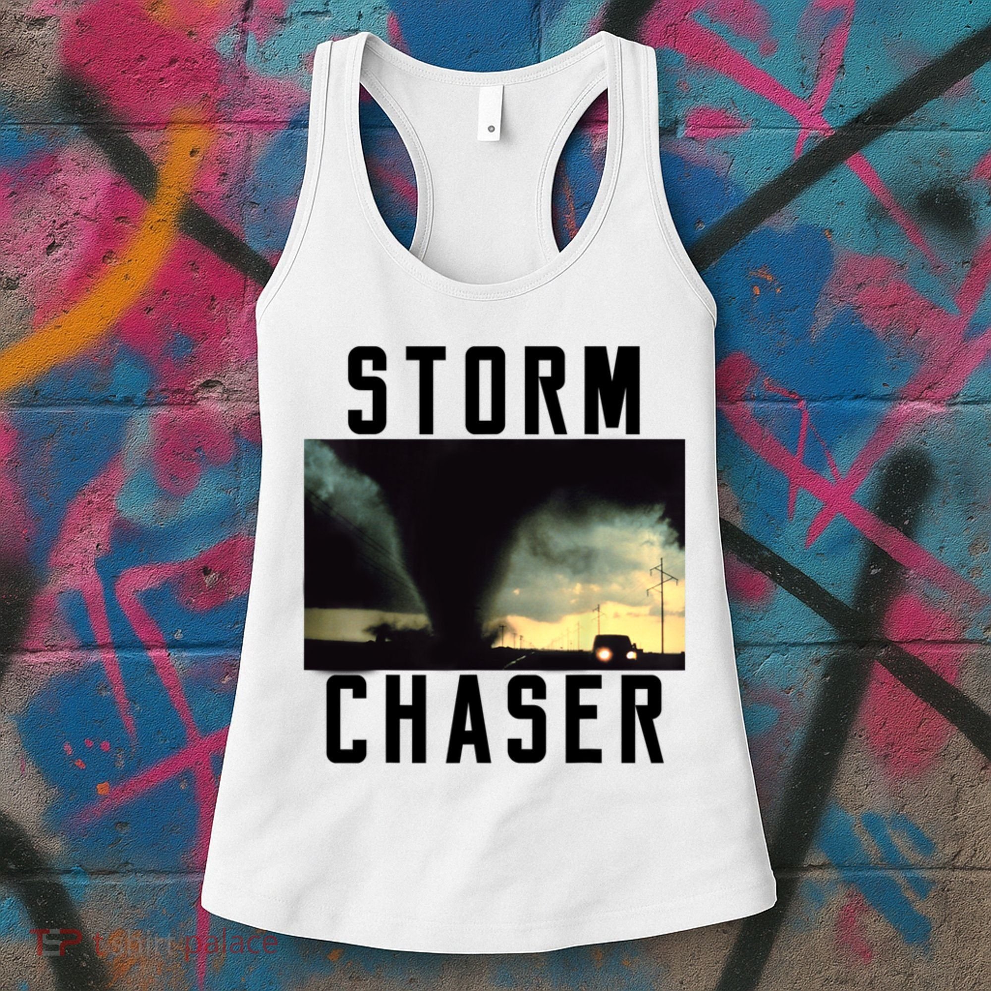 Storm Chaser Tornado Picture Weather Meteorologist Women's Tank Top