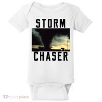 Storm Chaser Tornado Picture Weather Meteorologist Baby Bodysuit thumb 0