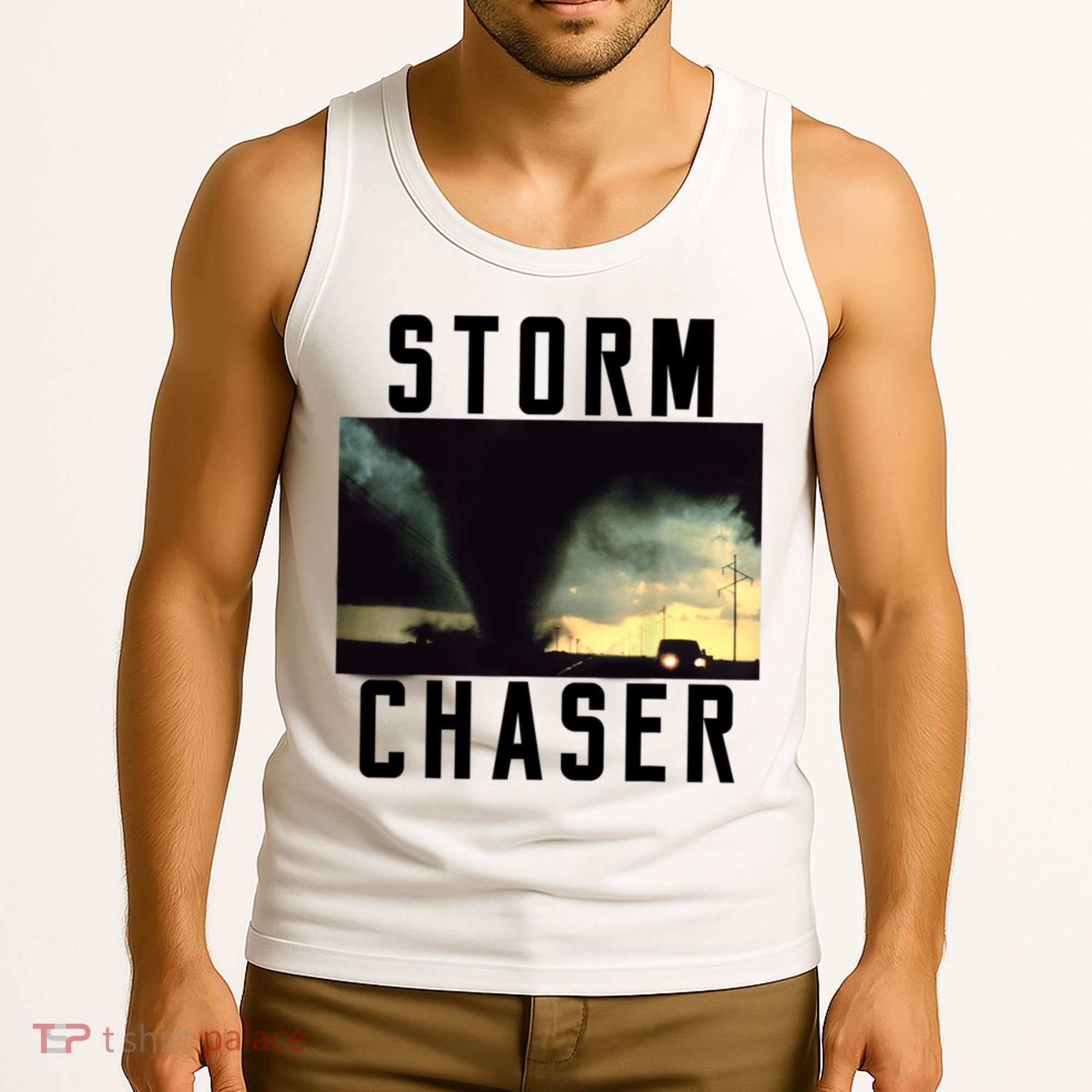 Storm Chaser Tornado Picture Weather Meteorologist Tank Top