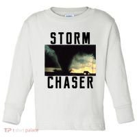 Storm Chaser Tornado Picture Weather Meteorologist Toddler Long Sleeve Shirt thumb 0