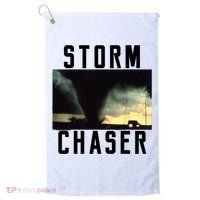 Storm Chaser Tornado Picture Weather Meteorologist Golf Towel thumb 0
