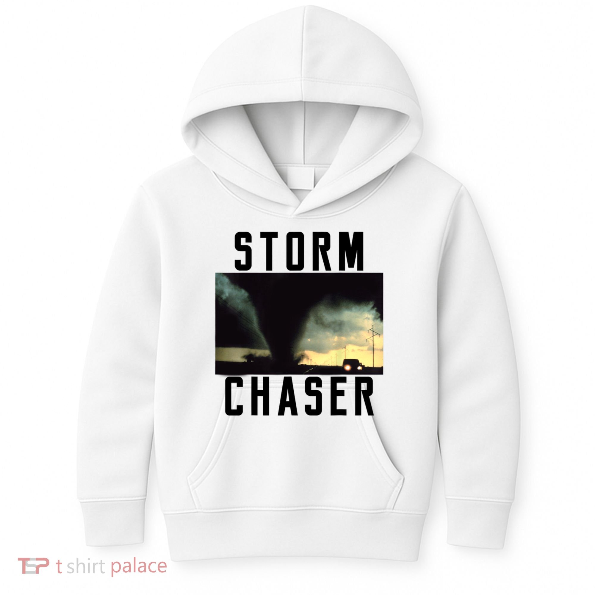 Storm Chaser Tornado Picture Weather Meteorologist Kids Hoodie