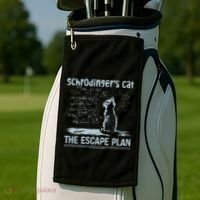 SchröDingers Cat The Escape Plan Golf Towel thumb 2