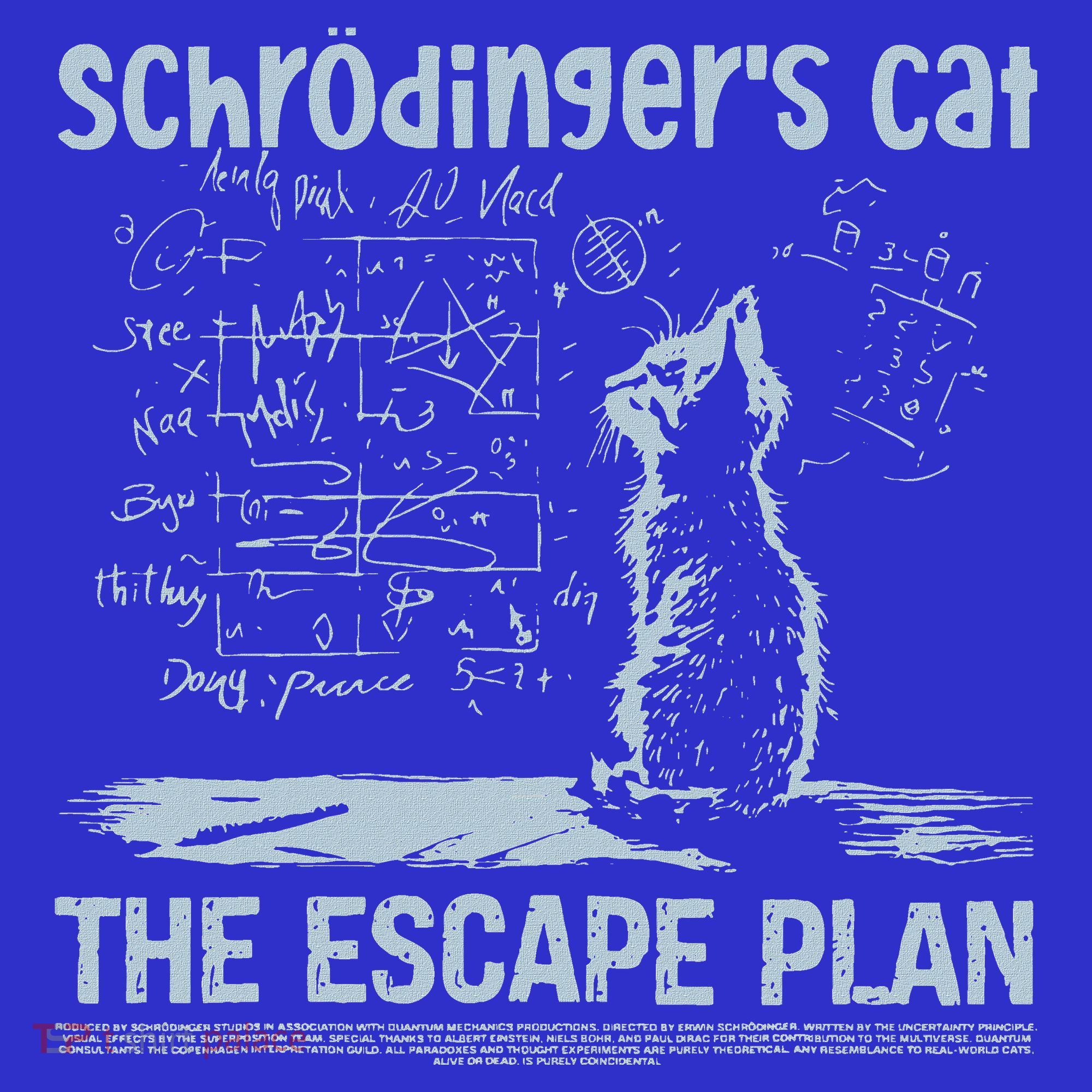 SchröDingers Cat The Escape Plan Long Sleeve Shirt