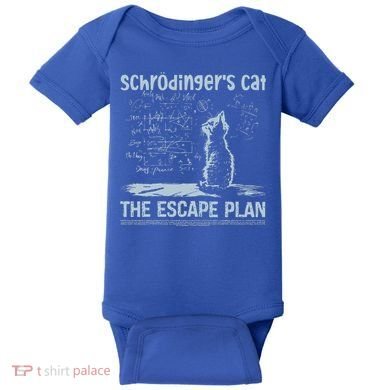 SchröDingers Cat The Escape Plan Baby Bodysuit