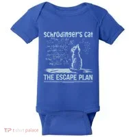 SchröDingers Cat The Escape Plan Baby Bodysuit thumb 0