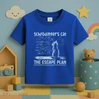 SchröDingers Cat The Escape Plan Toddler T-Shirt thumb 3