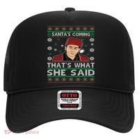 Santa's Coming That's What She Said Christmas Gift Hat thumb 0