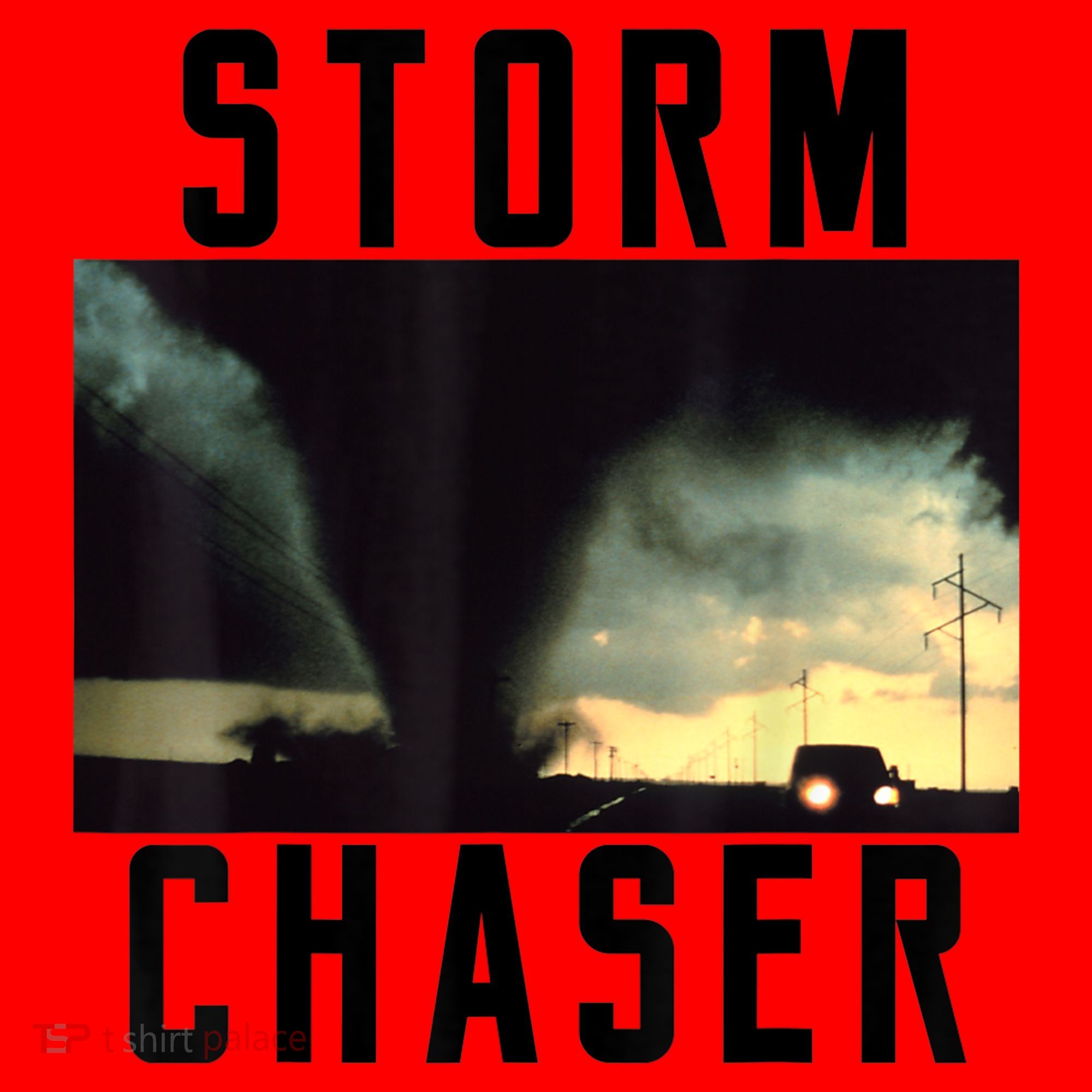 Storm Chaser Tornado Picture Gift Weather Meteorologist Gift Santa Hat