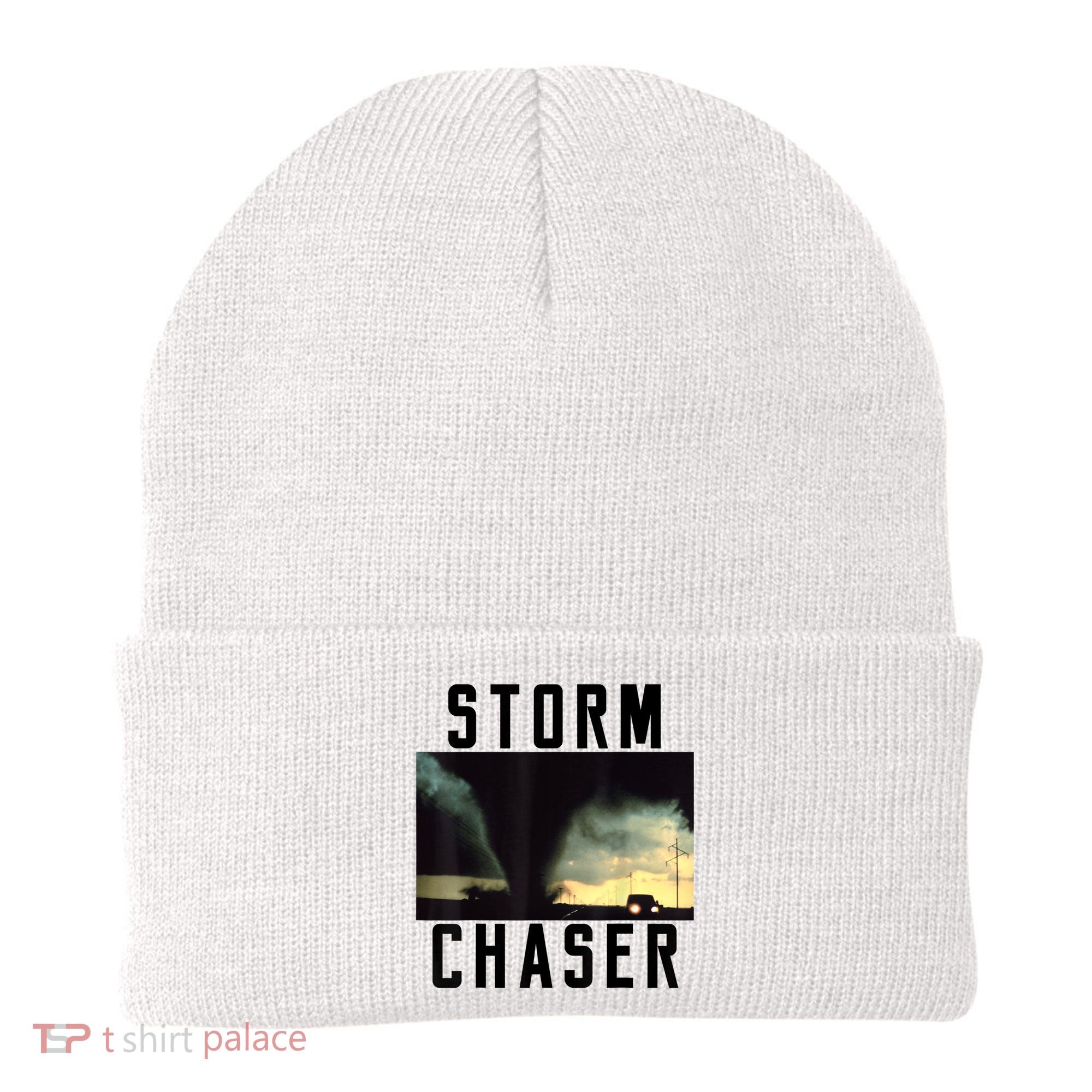 Storm Chaser Tornado Picture Gift Weather Meteorologist Gift Beanie