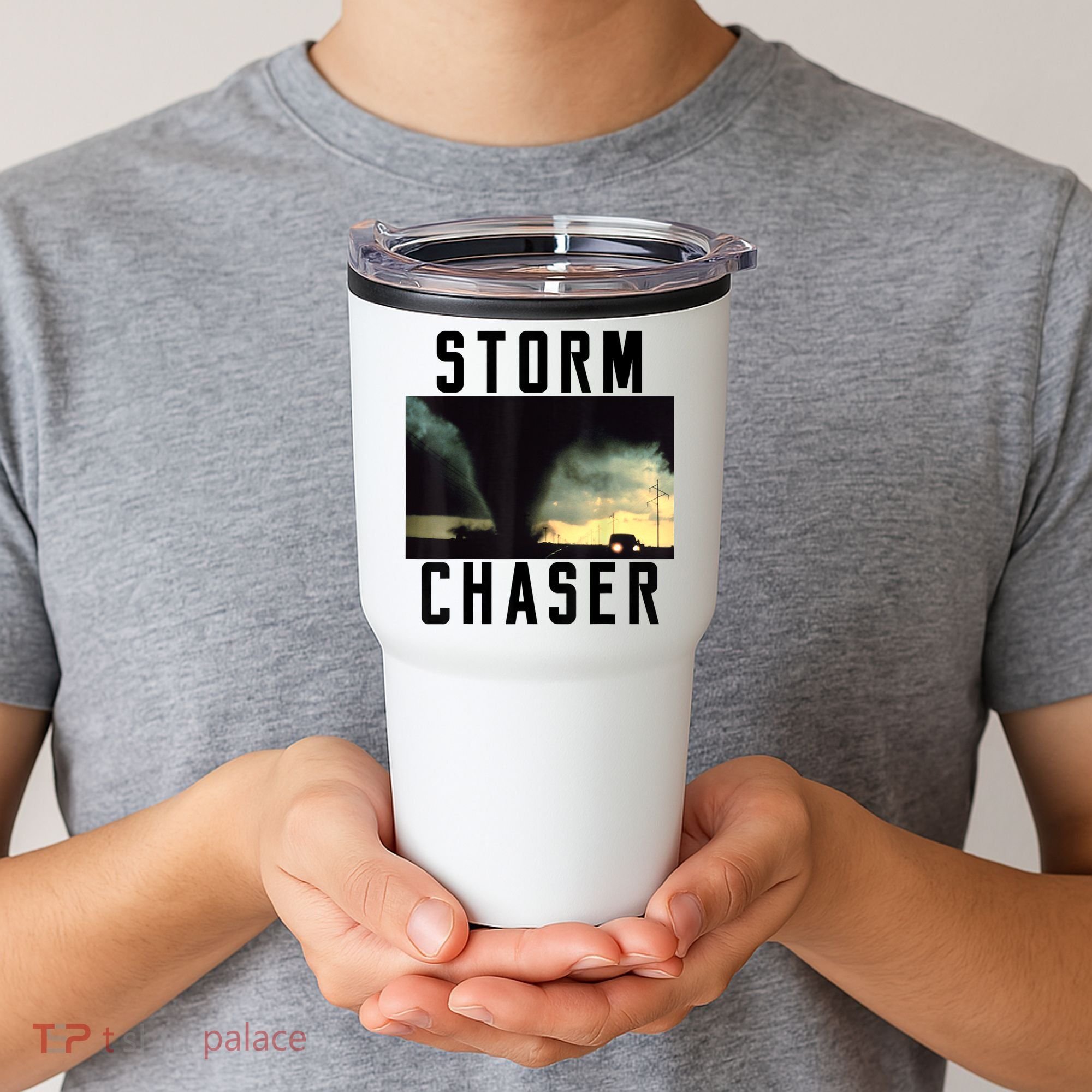 Storm Chaser Tornado Picture Gift Weather Meteorologist Gift Tumbler