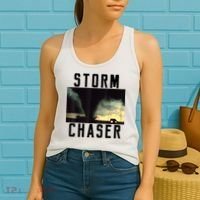 Storm Chaser Tornado Picture Gift Weather Meteorologist Gift Women's Tank Top thumb 2