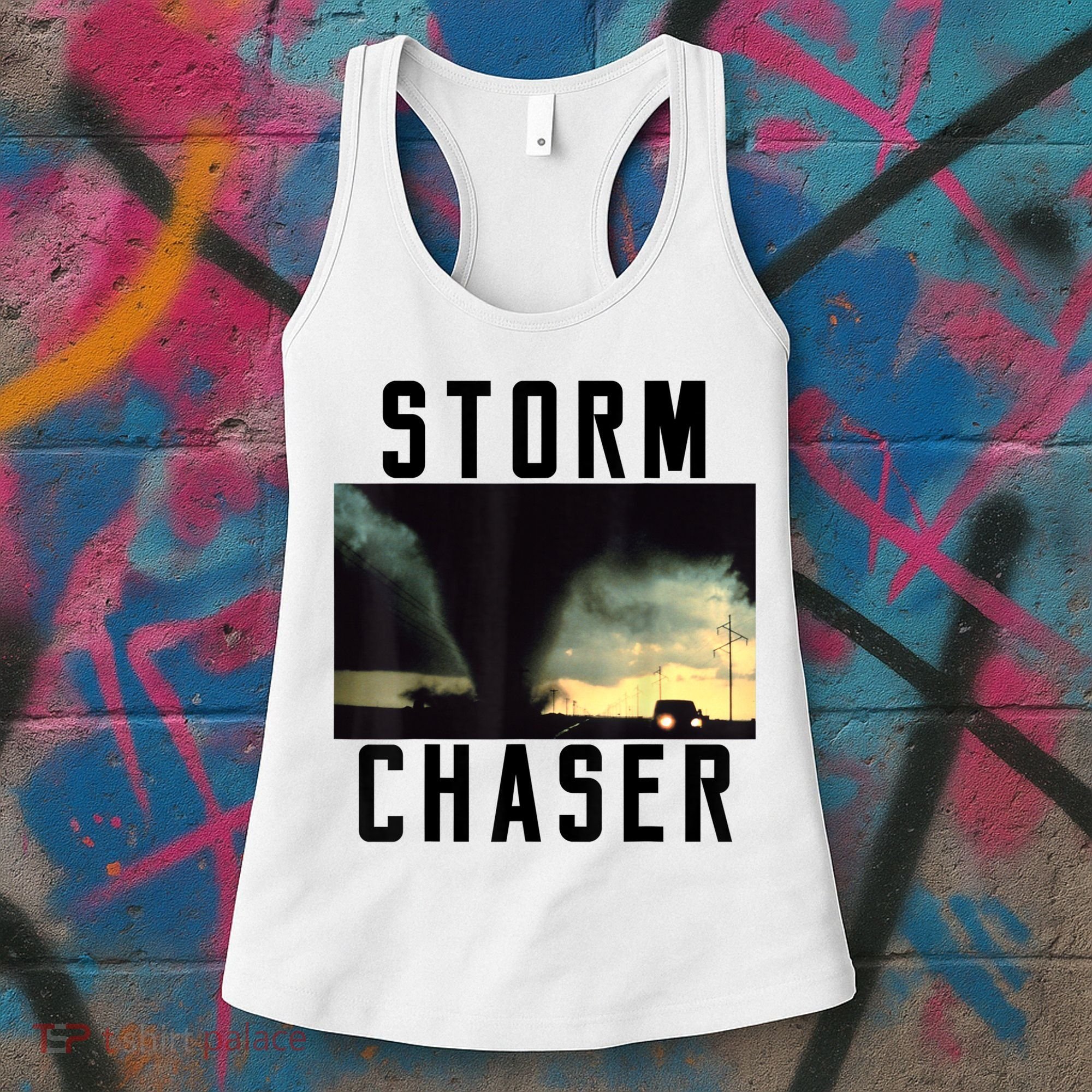 Storm Chaser Tornado Picture Gift Weather Meteorologist Gift Women's Tank Top