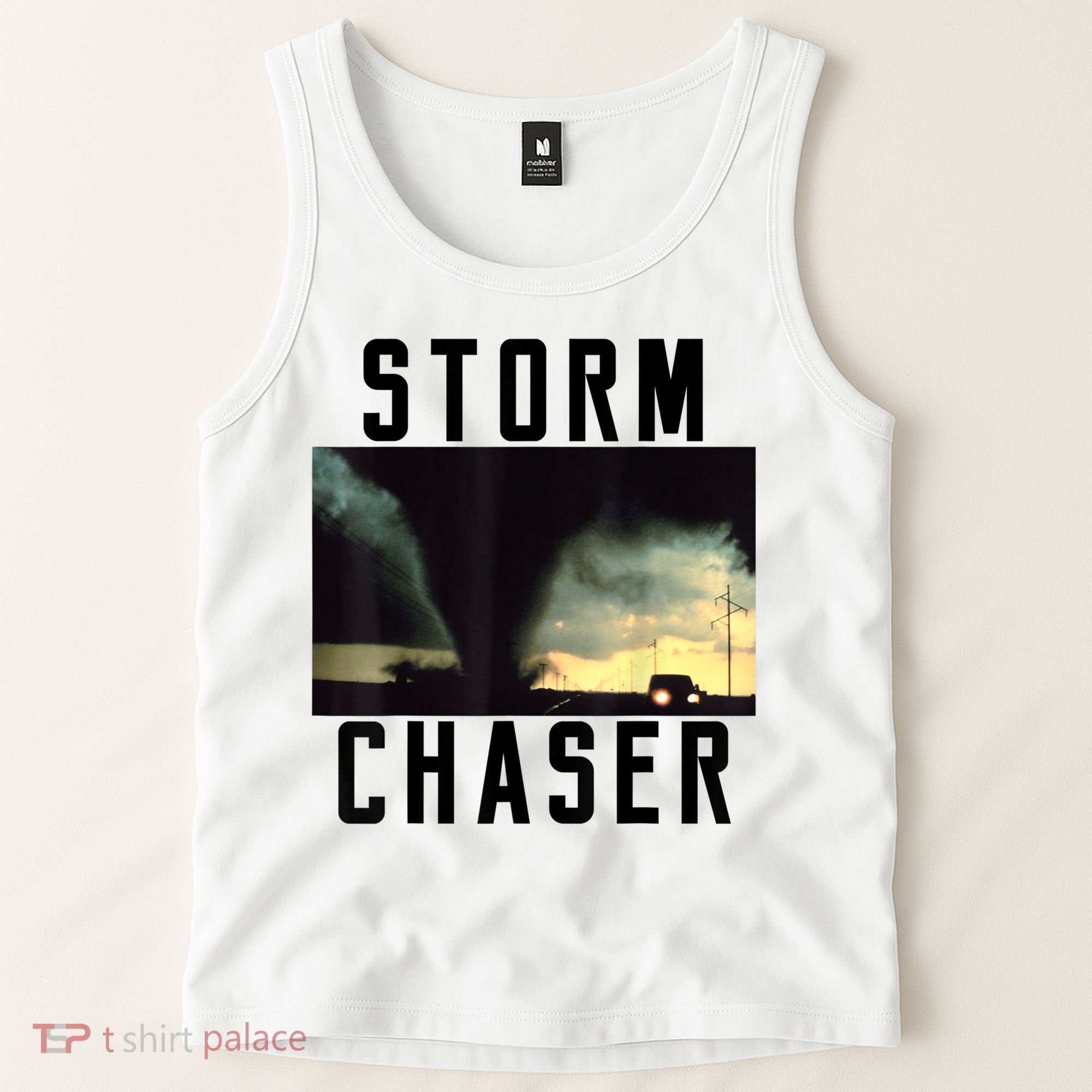 Storm Chaser Tornado Picture Gift Weather Meteorologist Gift Tank Top