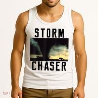 Storm Chaser Tornado Picture Gift Weather Meteorologist Gift Tank Top thumb 3