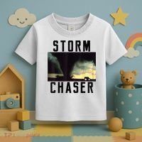 Storm Chaser Tornado Picture Gift Weather Meteorologist Gift Toddler T-Shirt thumb 3