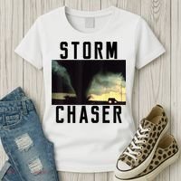 Storm Chaser Tornado Picture Gift Weather Meteorologist Gift Women's T-Shirt thumb 3
