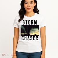 Storm Chaser Tornado Picture Gift Weather Meteorologist Gift Women's T-Shirt thumb 4
