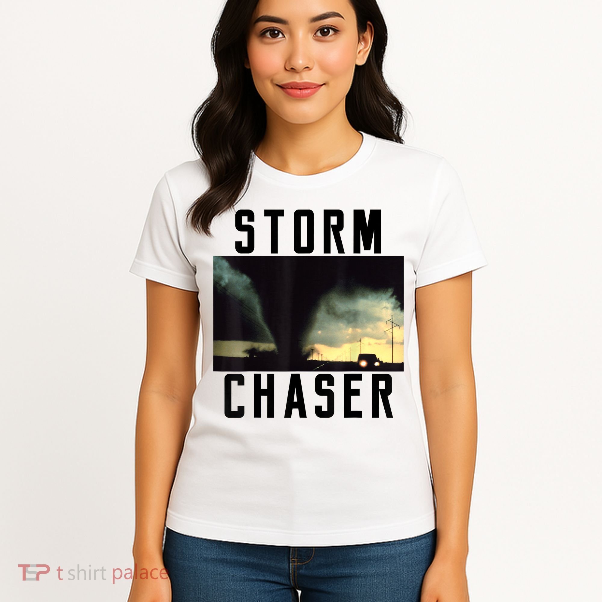 Storm Chaser Tornado Picture Gift Weather Meteorologist Gift Women's T-Shirt