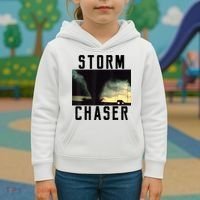Storm Chaser Tornado Picture Gift Weather Meteorologist Gift Kids Hoodie thumb 3