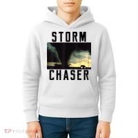 Storm Chaser Tornado Picture Gift Weather Meteorologist Gift Kids Hoodie thumb 4