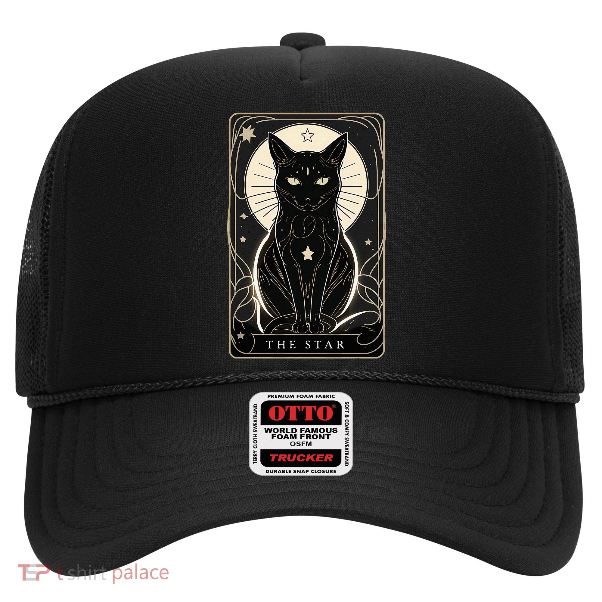Star Cat Tarot Card Graphic For Tarot Cat Lovers Hat