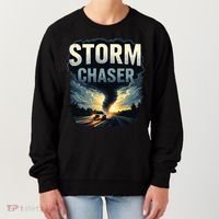 Storm Chaser Tornado Picture Weather Meteorologist Women's Sweatshirt thumb 0