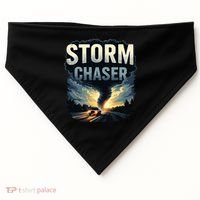 Storm Chaser Tornado Picture Weather Meteorologist USA-Made Doggie Bandana thumb 0