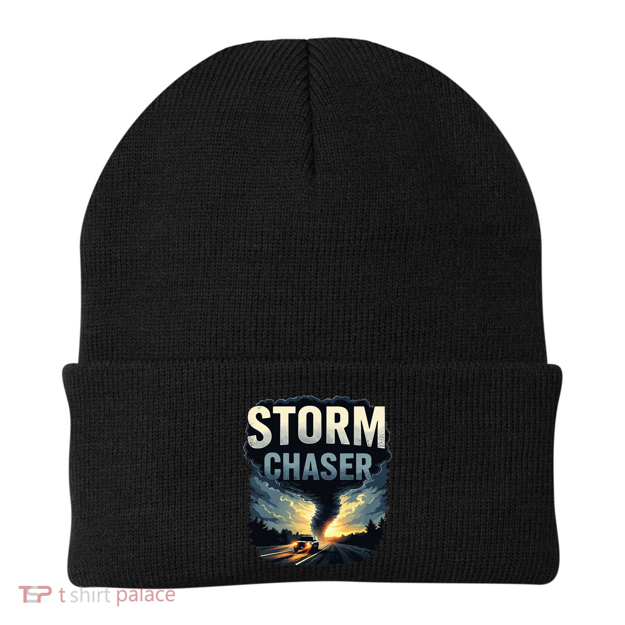 Storm Chaser Tornado Picture Weather Meteorologist Beanie