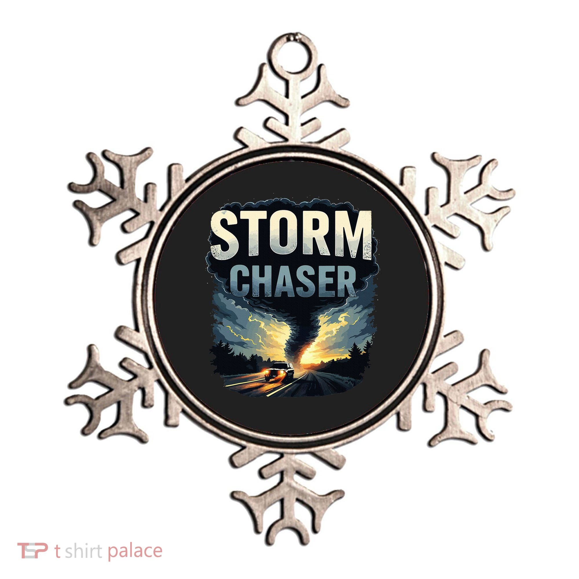 Storm Chaser Tornado Picture Weather Meteorologist Ornament