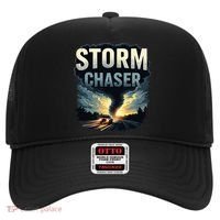 Storm Chaser Tornado Picture Weather Meteorologist Hat thumb 0