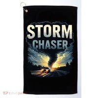 Storm Chaser Tornado Picture Weather Meteorologist Golf Towel thumb 0