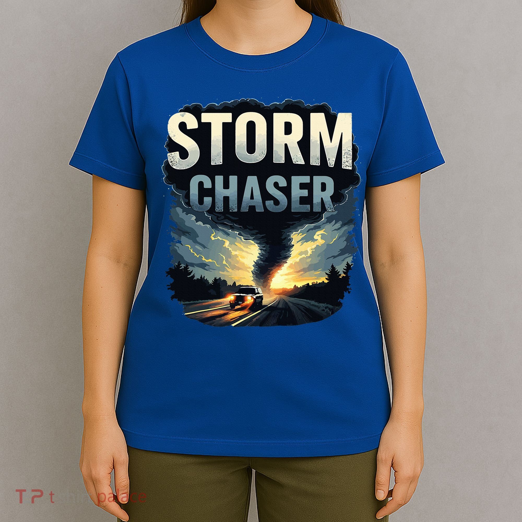 Storm Chaser Tornado Picture Weather Meteorologist T-Shirt